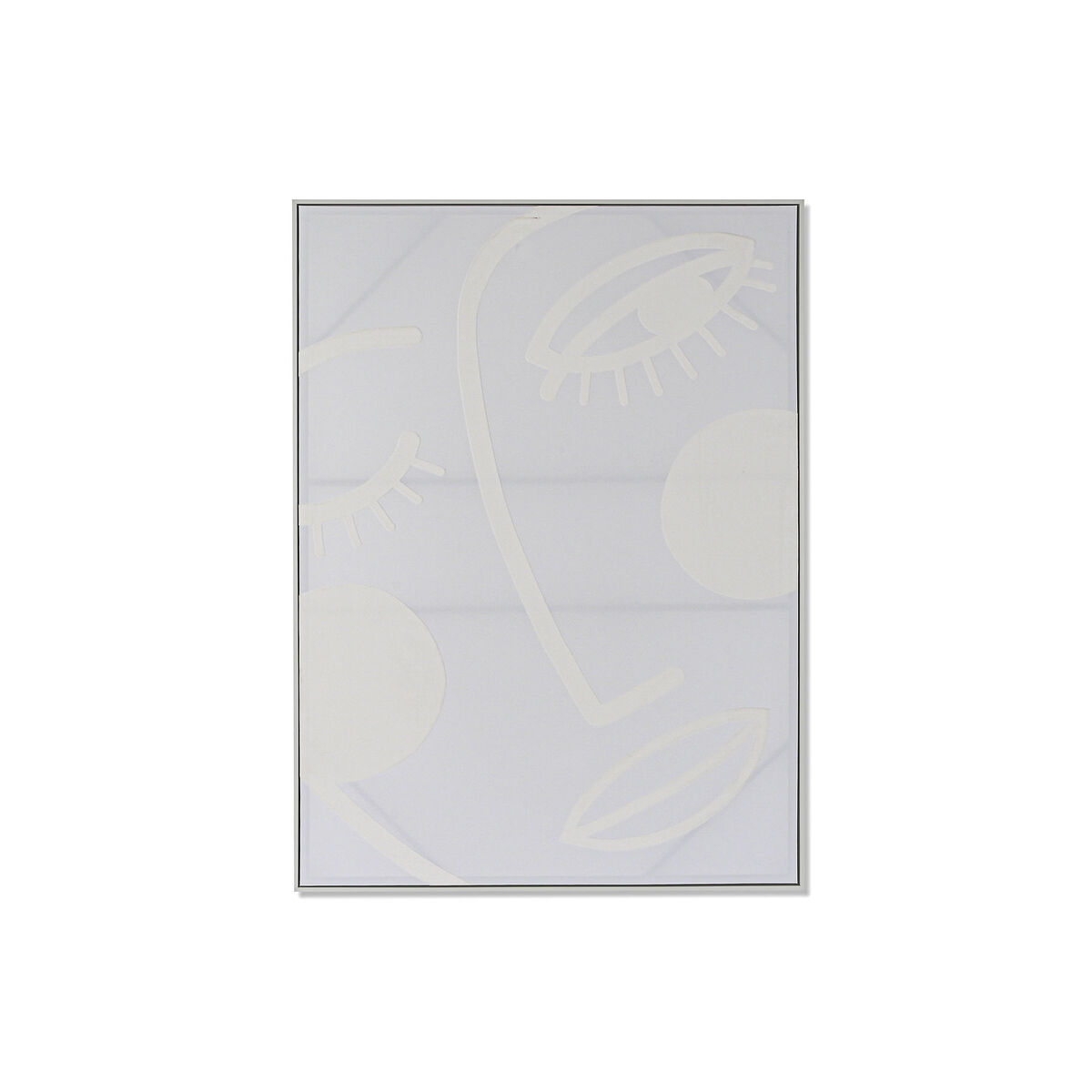 Kanvas Home ESPRIT Vit Abstrakt Scandi 103 x 4,5 x 143 cm