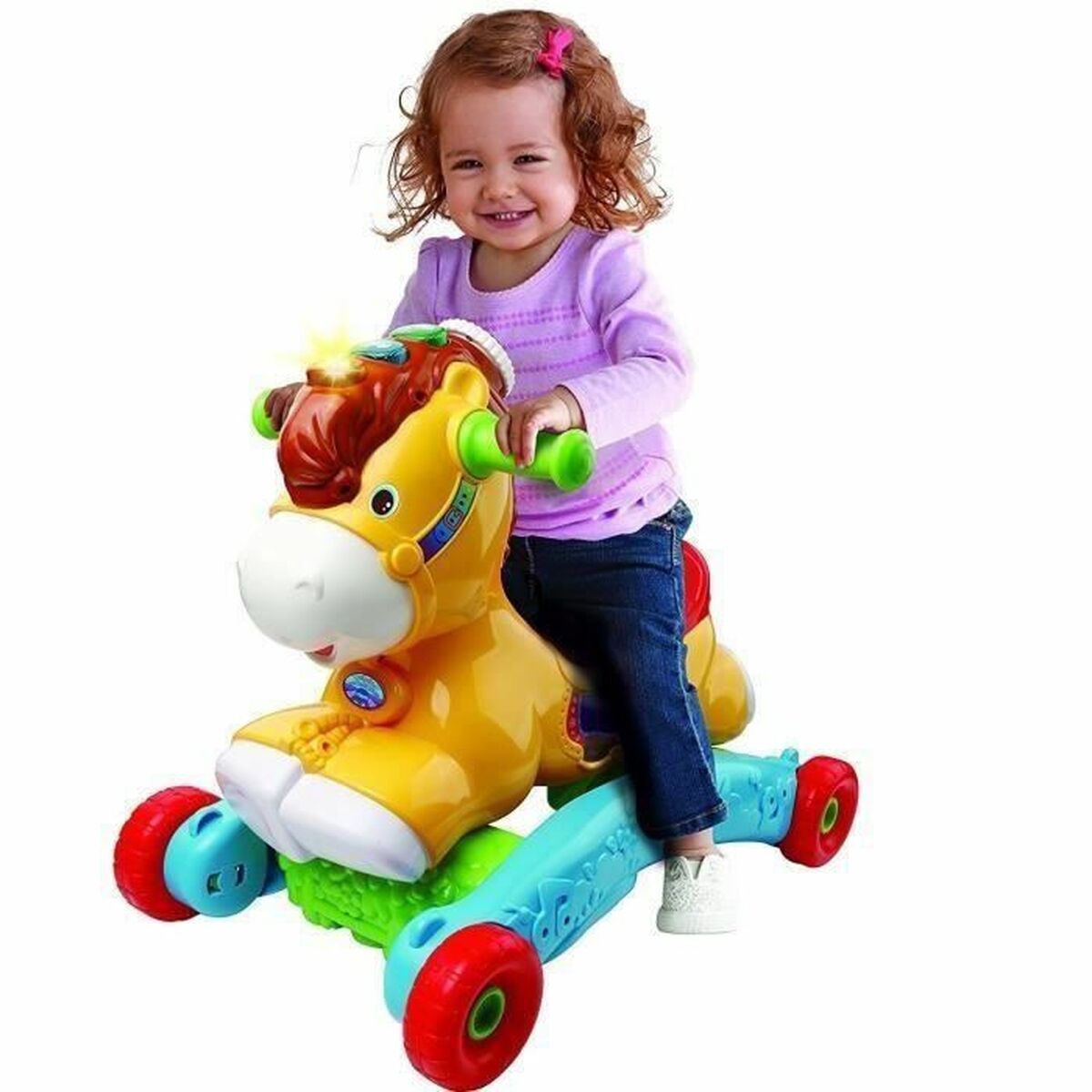 Trehjuling Vtech  P'Tit Galop, My Pony Basculo Gungstol/Gunga Musik + 1 år - 2