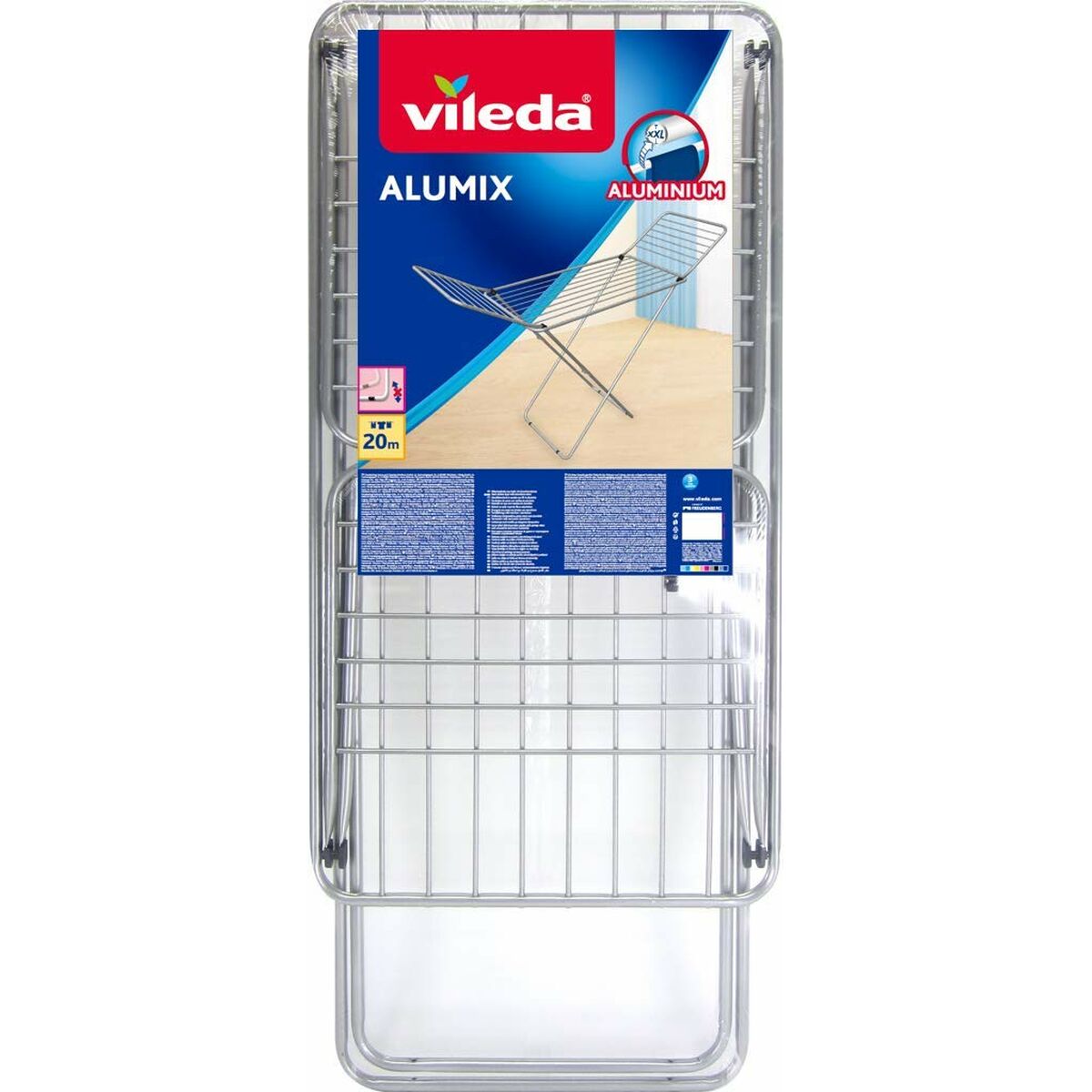 Torklina Vileda X-Legs ALumix 163245 Aluminium 20 m - 2