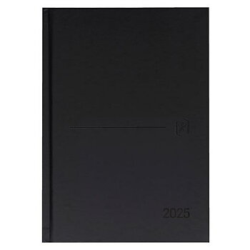 Dagbok Oxford CLASSIC Svart A5 15 x 21 cm 2025 (5 antal)