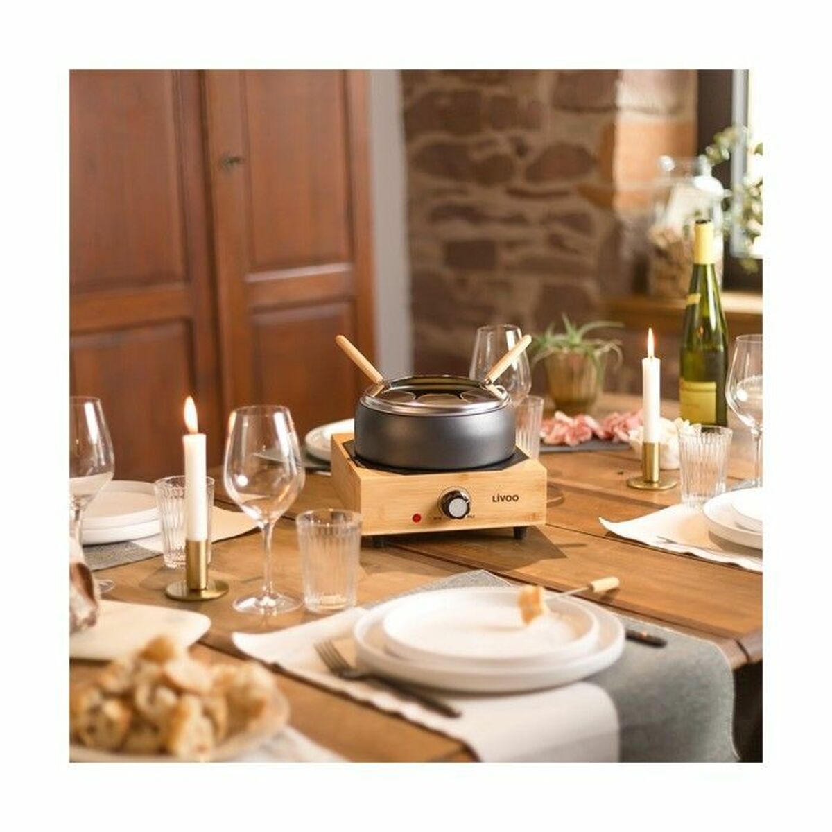 Fondue Livoo DOC287 800 W 2 L 8 personer - 2
