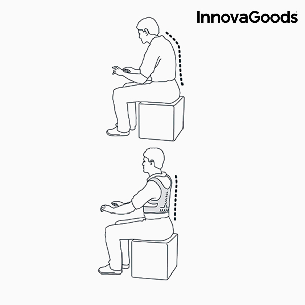 Magnetiskt hållningsstöd InnovaGoods - 7
