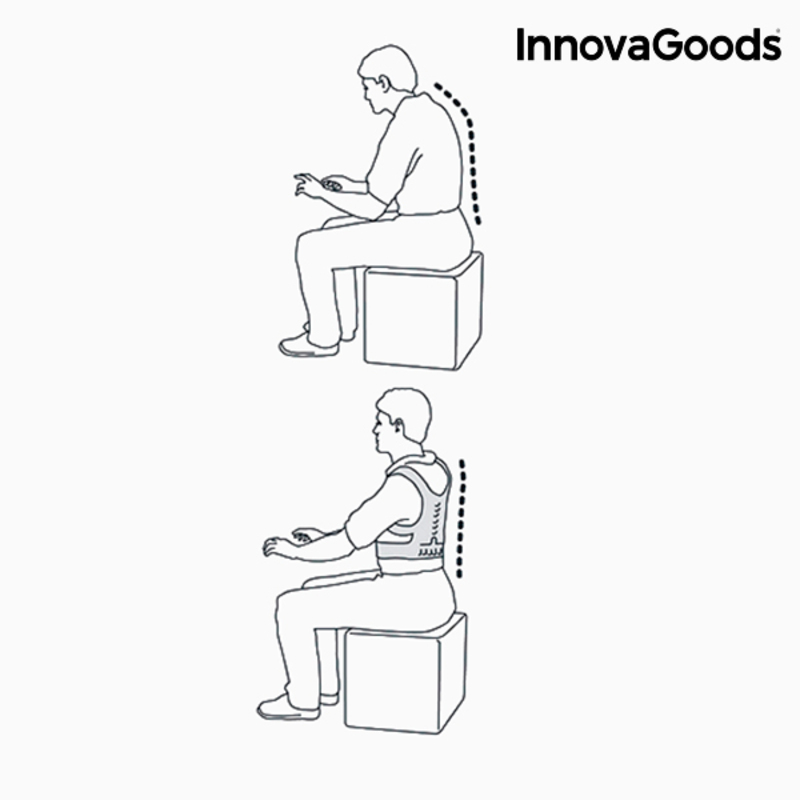 Magnetiskt hållningsstöd InnovaGoods - 13