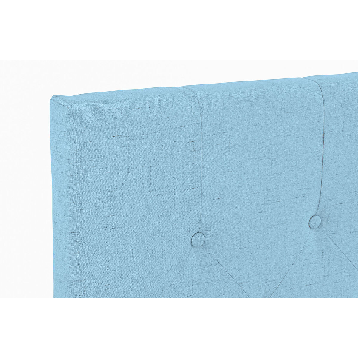 Sänggavel DKD Home Decor Blå Gummiträ 160 x 7 x 65 cm - 6
