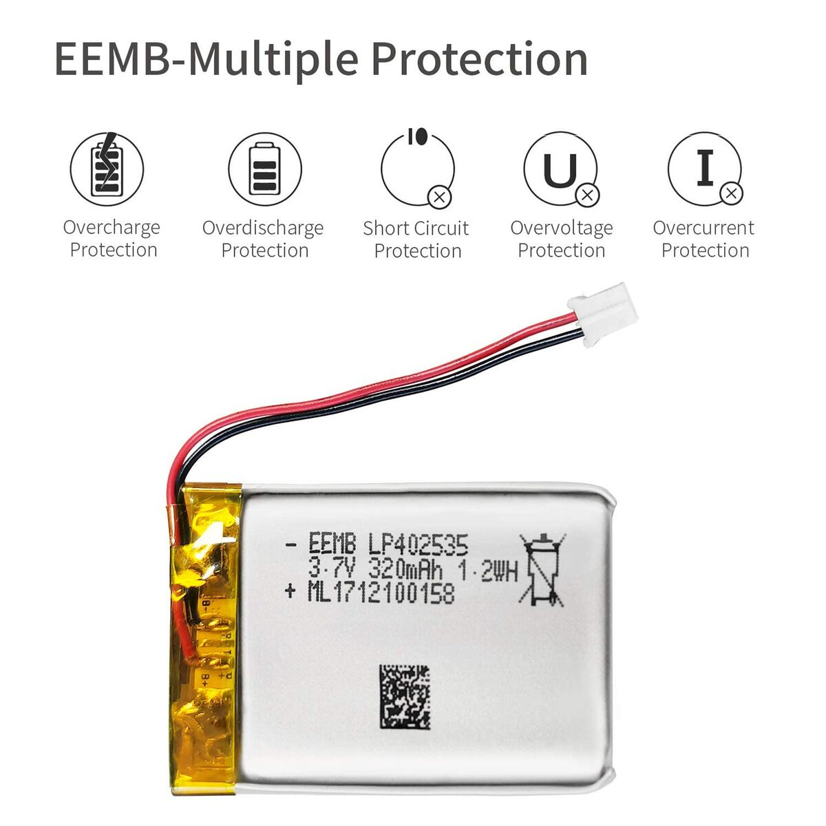 Batteri 3,7 V - 5