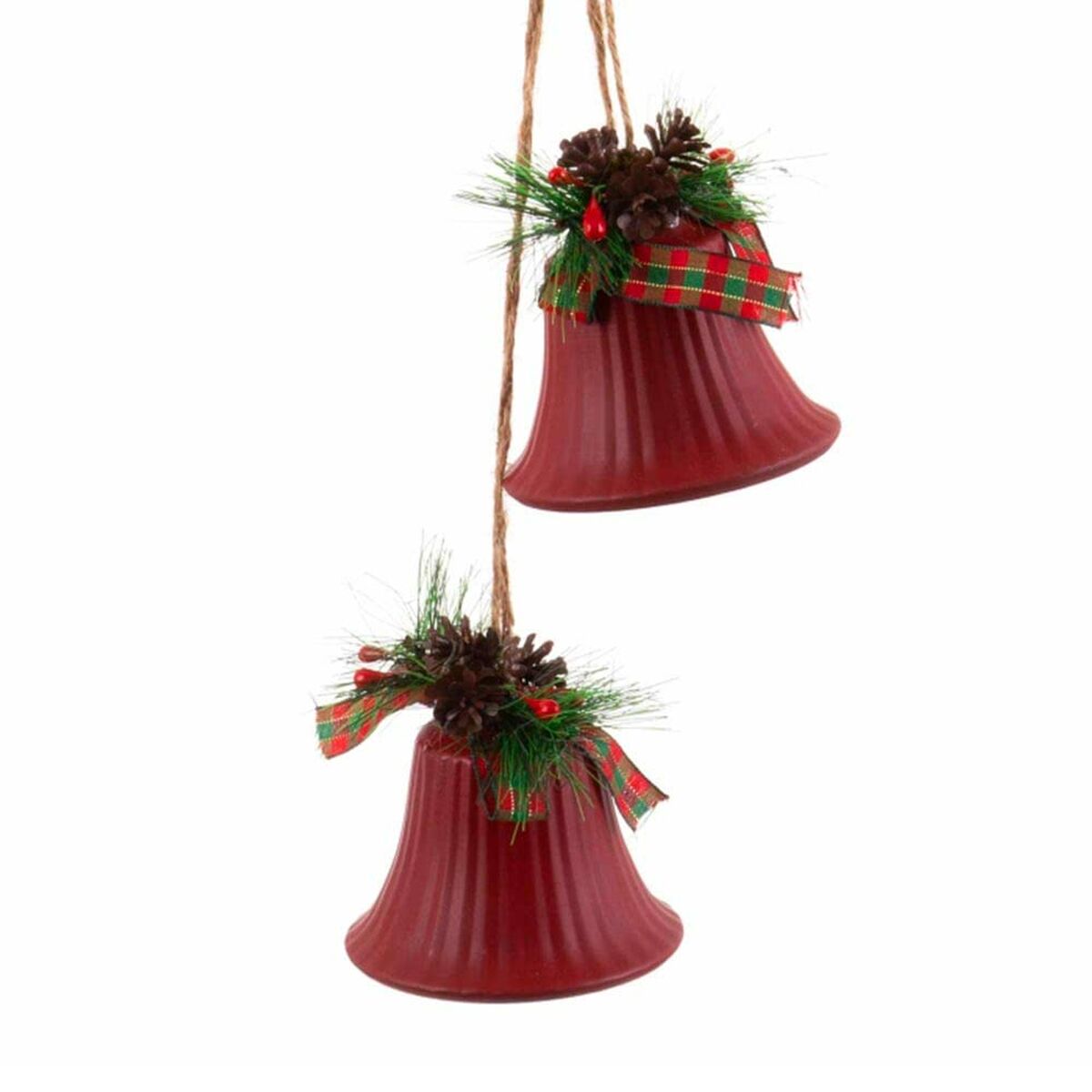 Julgranskula Röd Multicolour Metall Plast Fibrer Köksfläktar 14 x 9 x 47 cm - 4