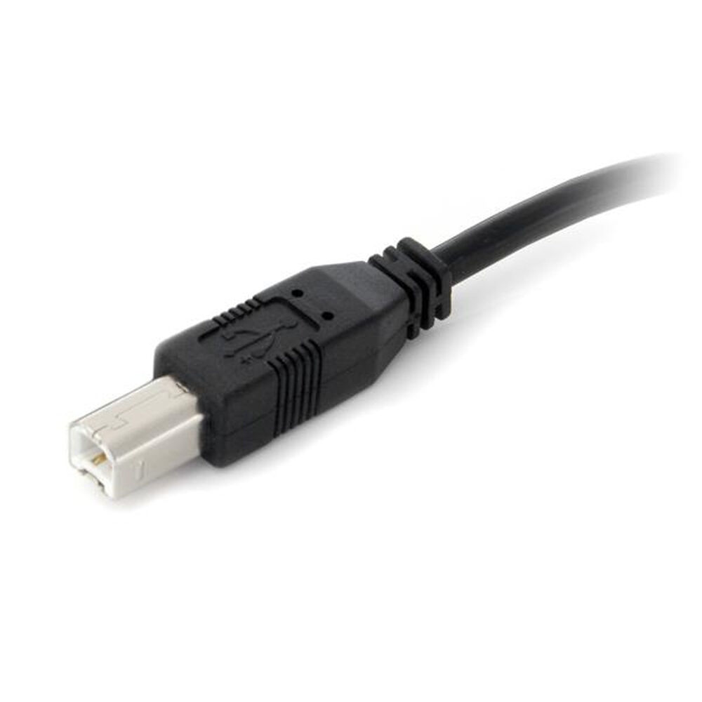USB A till USB B Kabel Startech USB2HAB30AC          Svart - 3
