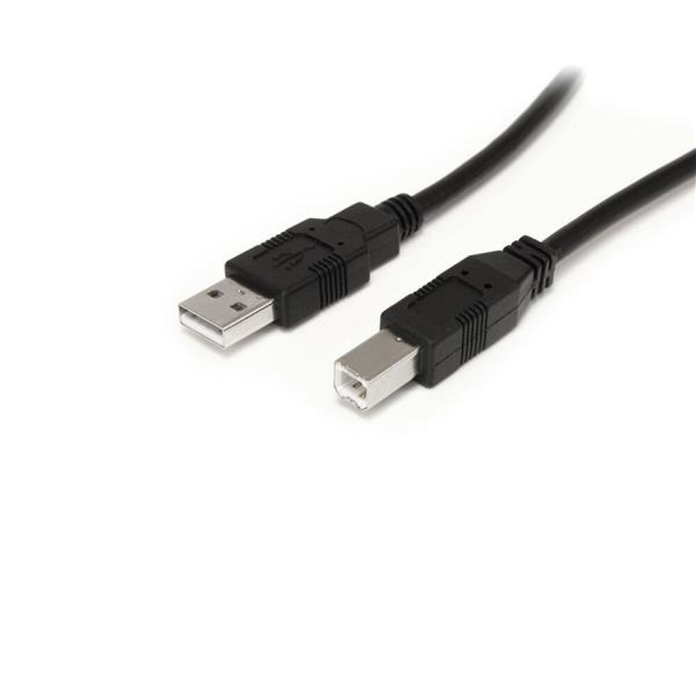 USB A till USB B Kabel Startech USB2HAB30AC          Svart