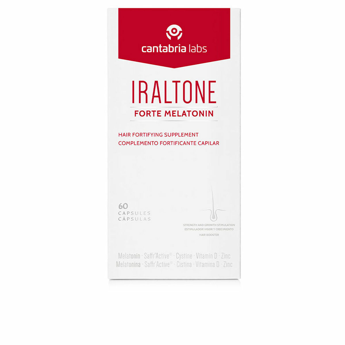 Hair Loss Food Supplement Iraltone Forte Melatonin (60 antal) - 2