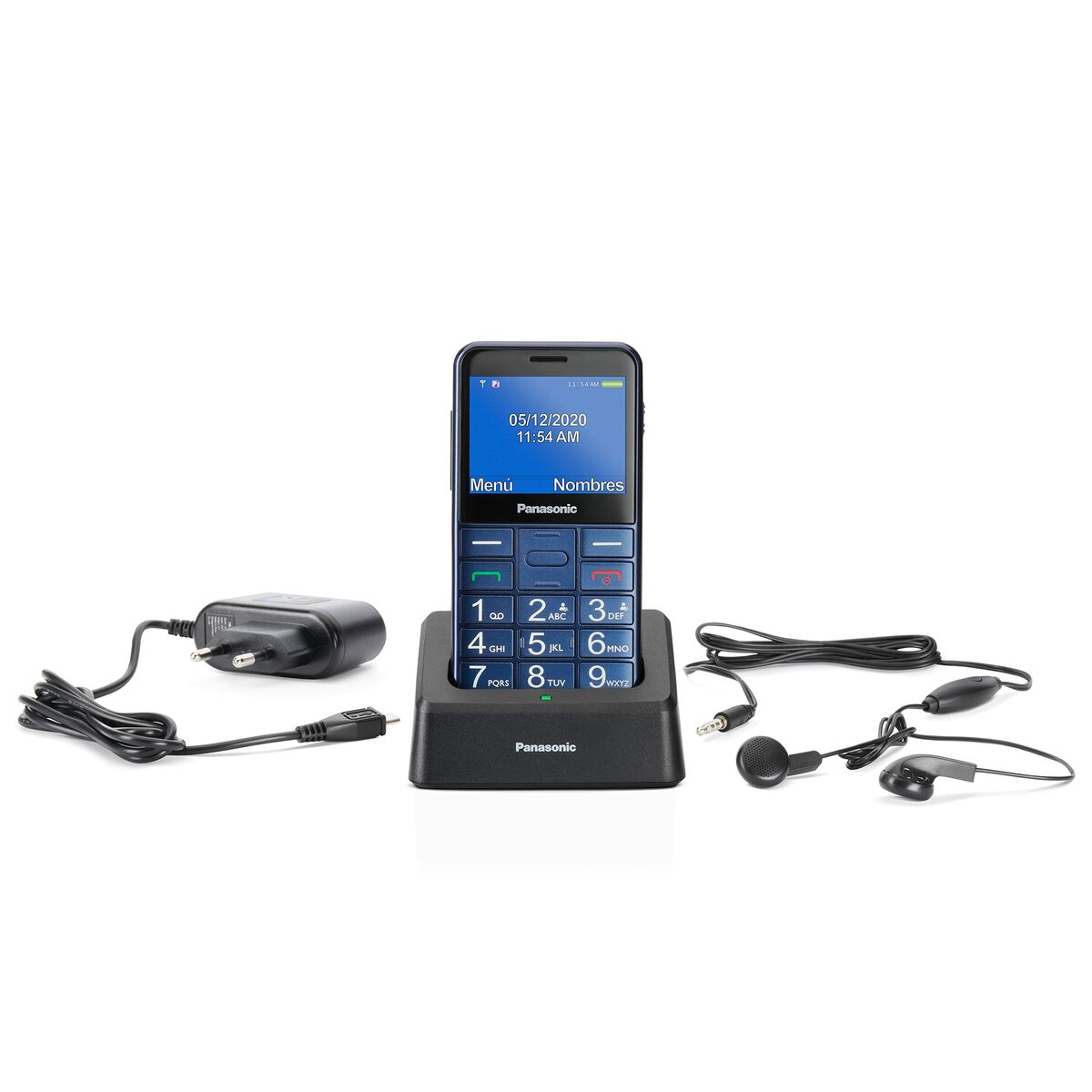Mobiltelefon för seniorer Panasonic KX-TU155EXCN 2,4" Blå - 4