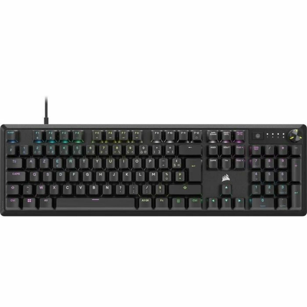 Tangentbord Corsair K70 CORE Svart Franska AZERTY
