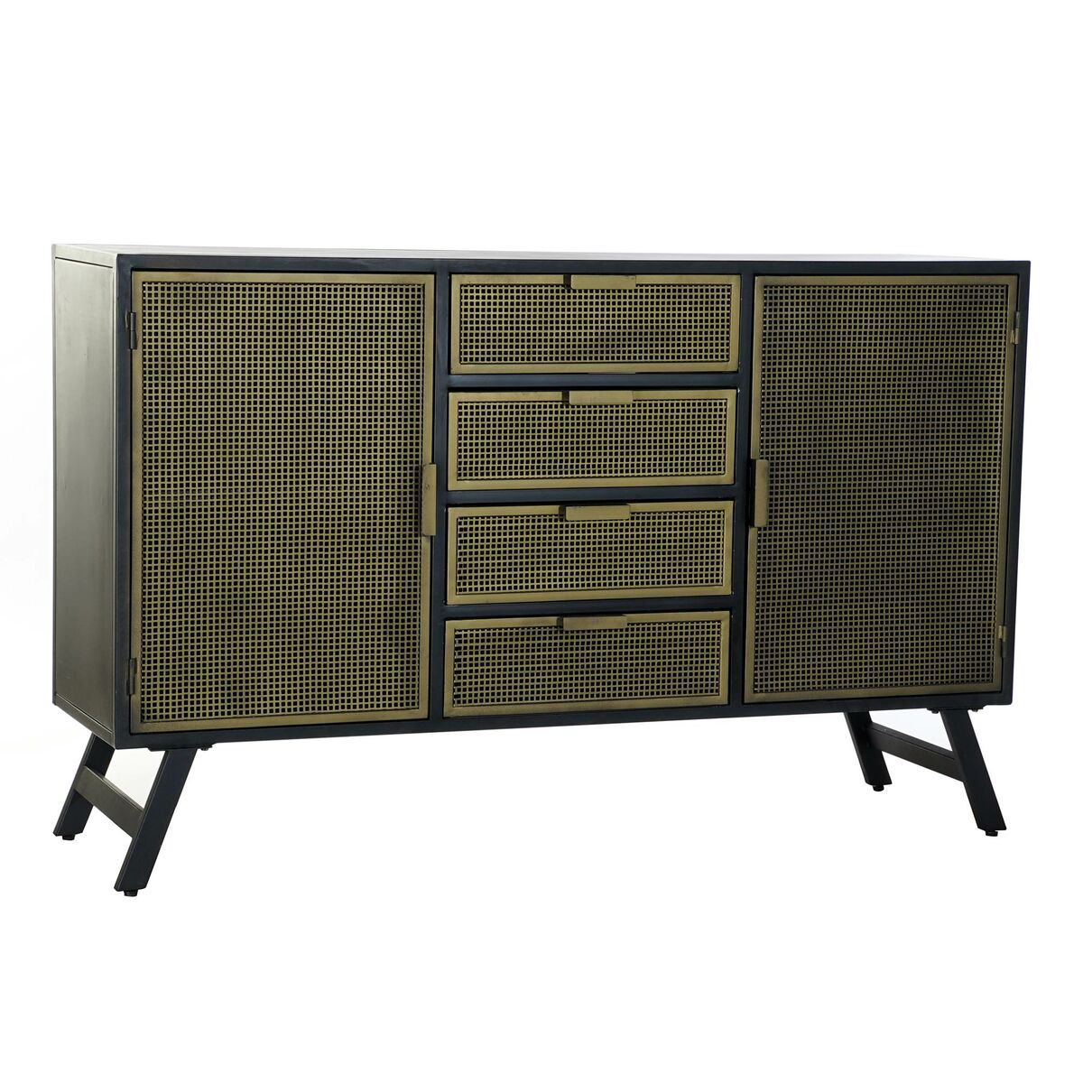 Skänk DKD Home Decor Metall (144.5 x 42 x 91.5 cm) - 4