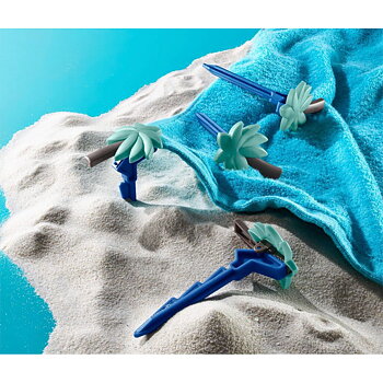 Handdukshållare Lifetime Plast Palmträd (4 antal)
