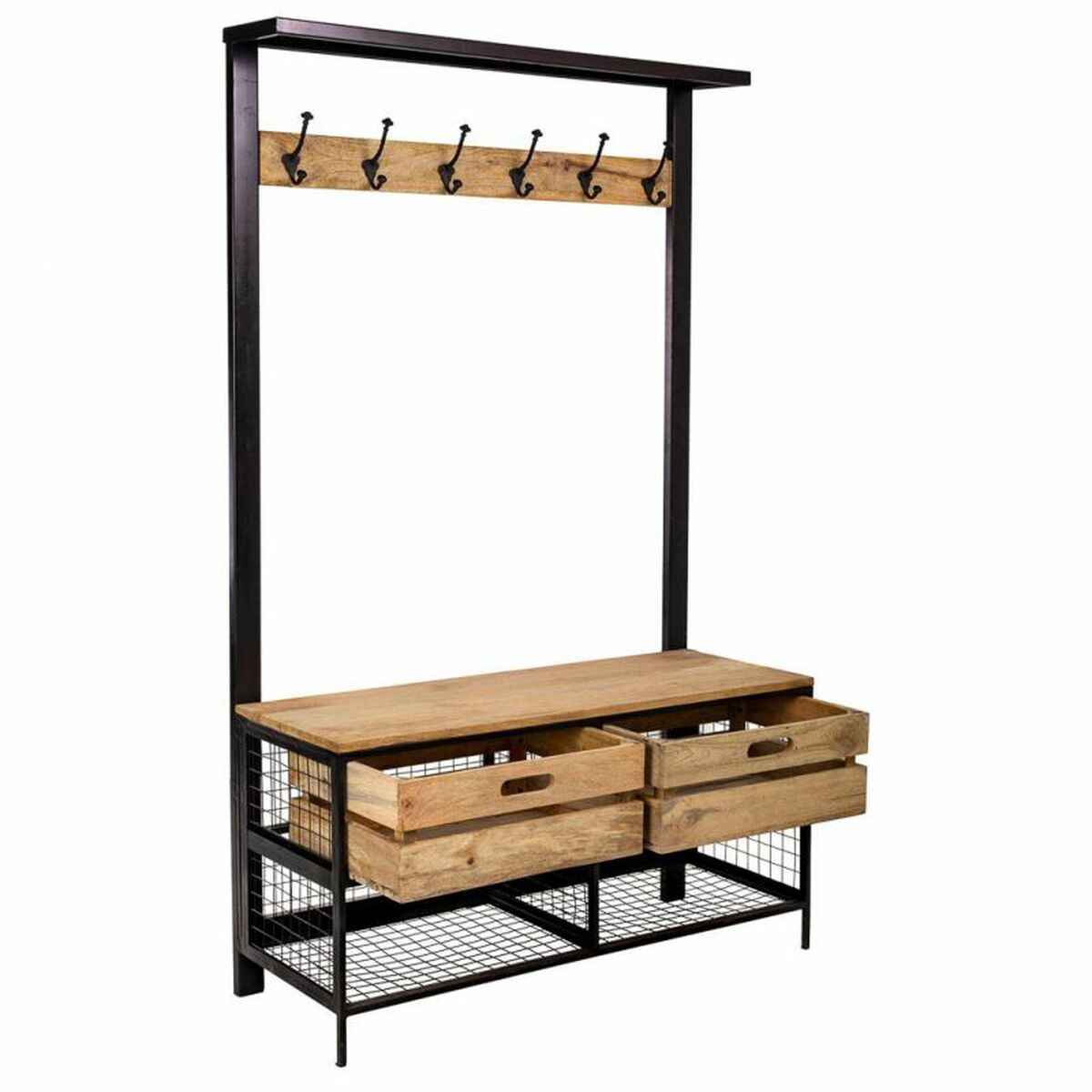 Mottagare Alexandra House Living Naturell 40 x 166 x 100 cm - 5