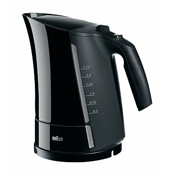 Vattenkokare med LED -ljus Braun WK300 Svart Plast 2200 W 1,7 L 2200 W