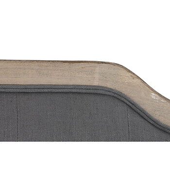 Sänggavel DKD Home Decor Mörkgrå Tölgy 180 x 10 x 120 cm