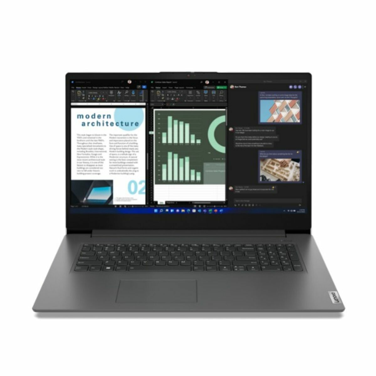 Bärbar dator Lenovo 83A2001KSP 17,3" Intel Core i7-1355U 16 GB RAM 512 GB SSD Qwerty Spanska