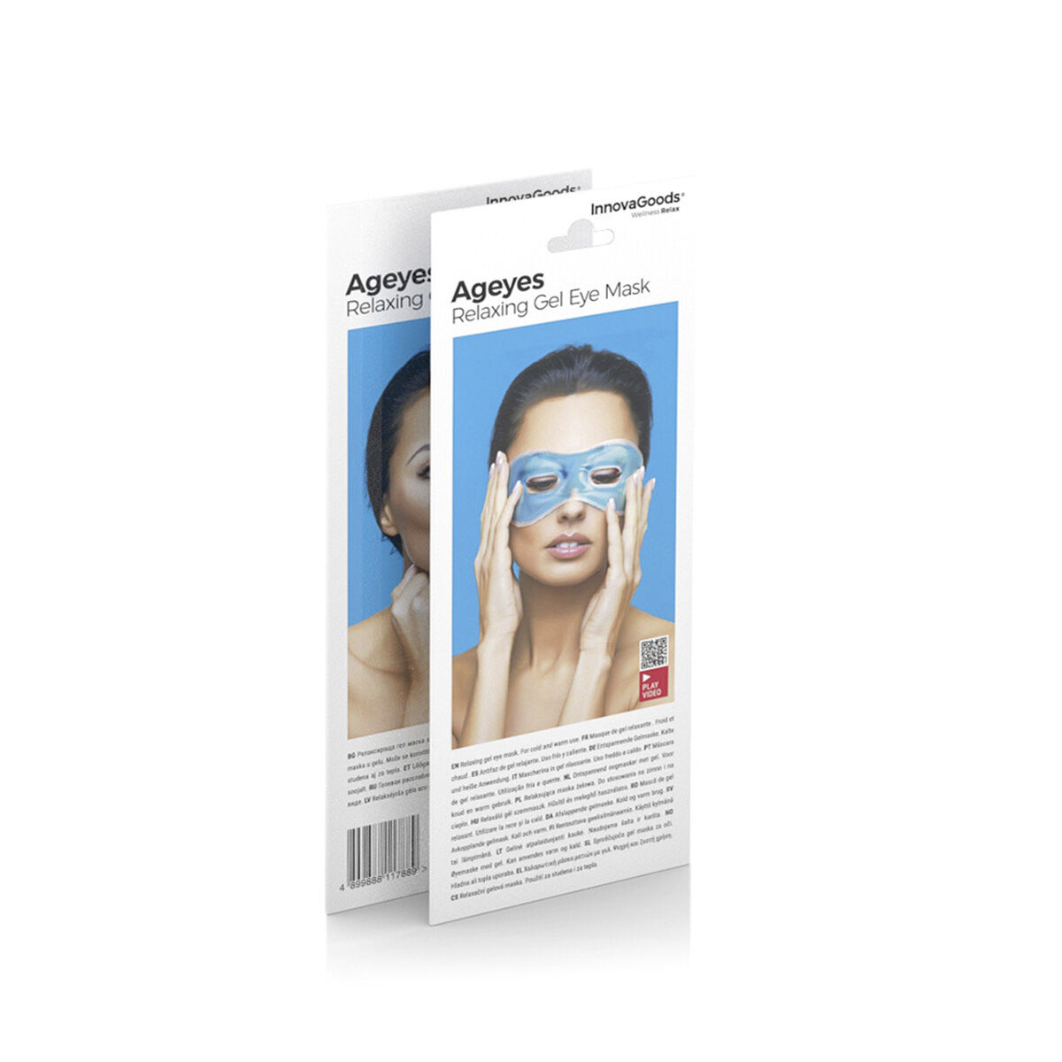 Avslappnande gelmask Ageyes InnovaGoods - 9