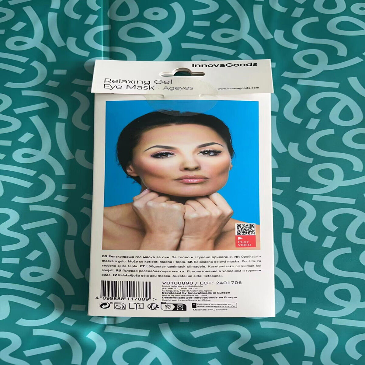Avslappnande gelmask Ageyes InnovaGoods - 21
