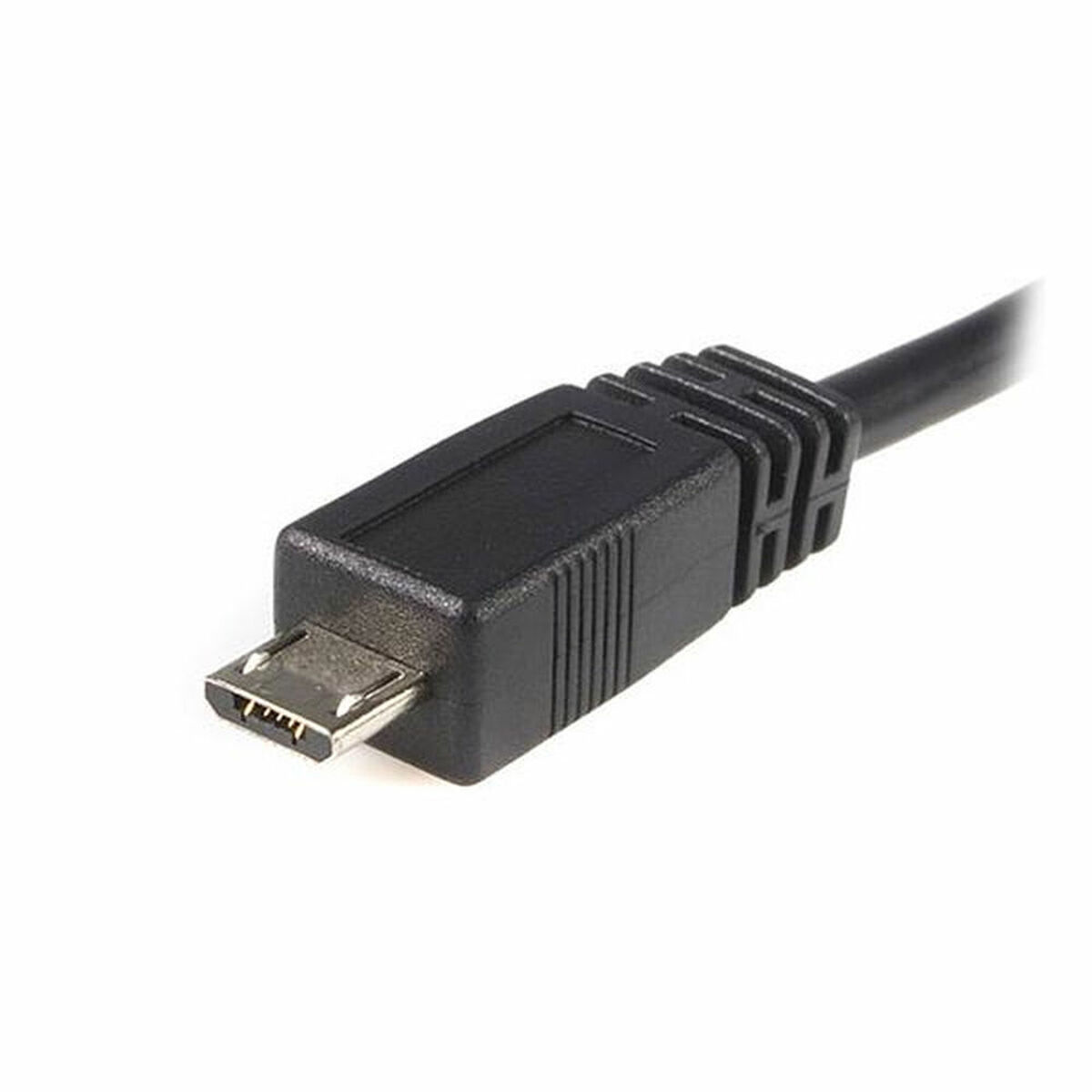 USB-kabel till mikro-USB Startech UUSBHAUB1M           USB A Micro USB B Svart - 7