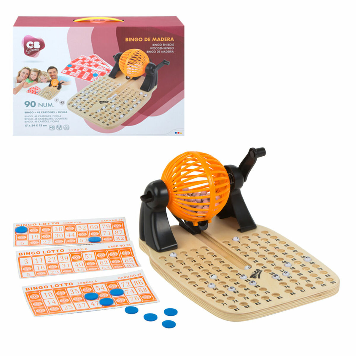 Bingo Colorbaby Trä Plast (6 antal) - 4