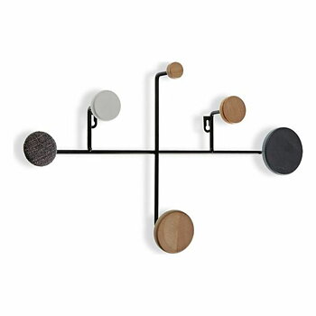 Kapphängare Versa Metall Trä Harts Trä MDF (30 x 8 x 52 cm)