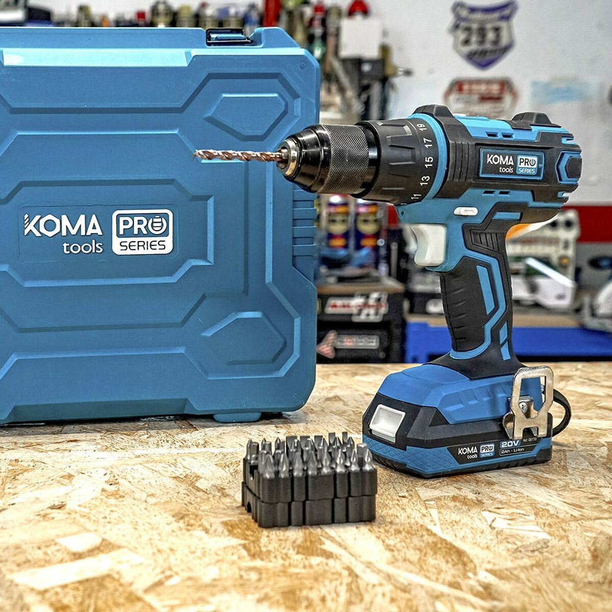 Borr/skruvdragare Koma Tools 20 V - 16