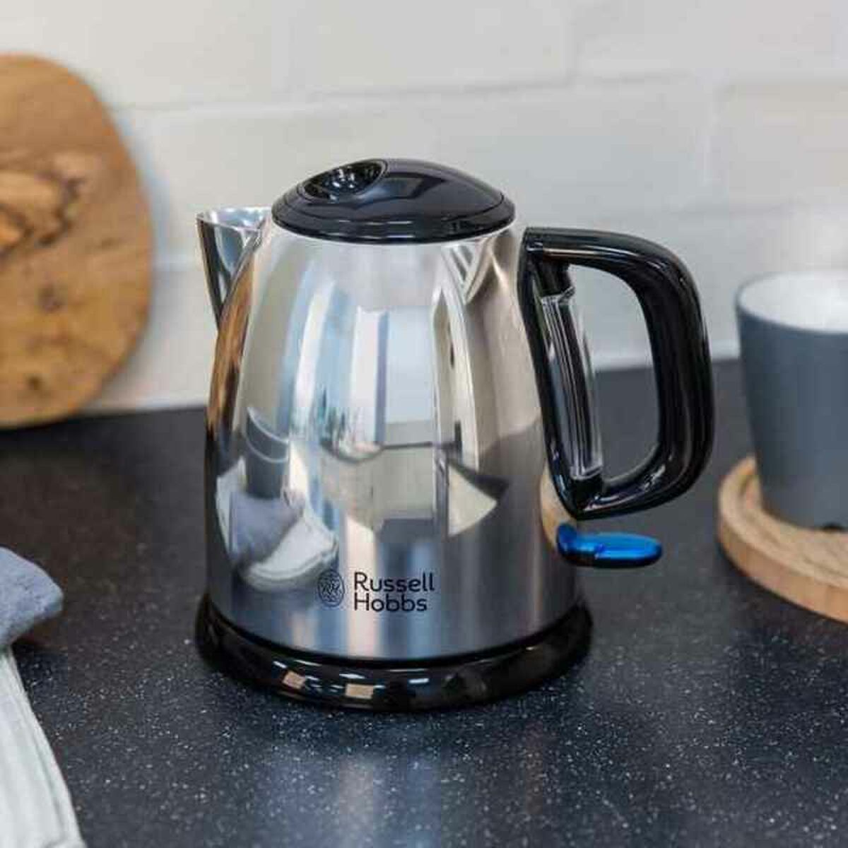 Vattenkokare Russell Hobbs 24990-70 2200W Grå Rostfritt stål 2200 W 1 L (1 L) - 4