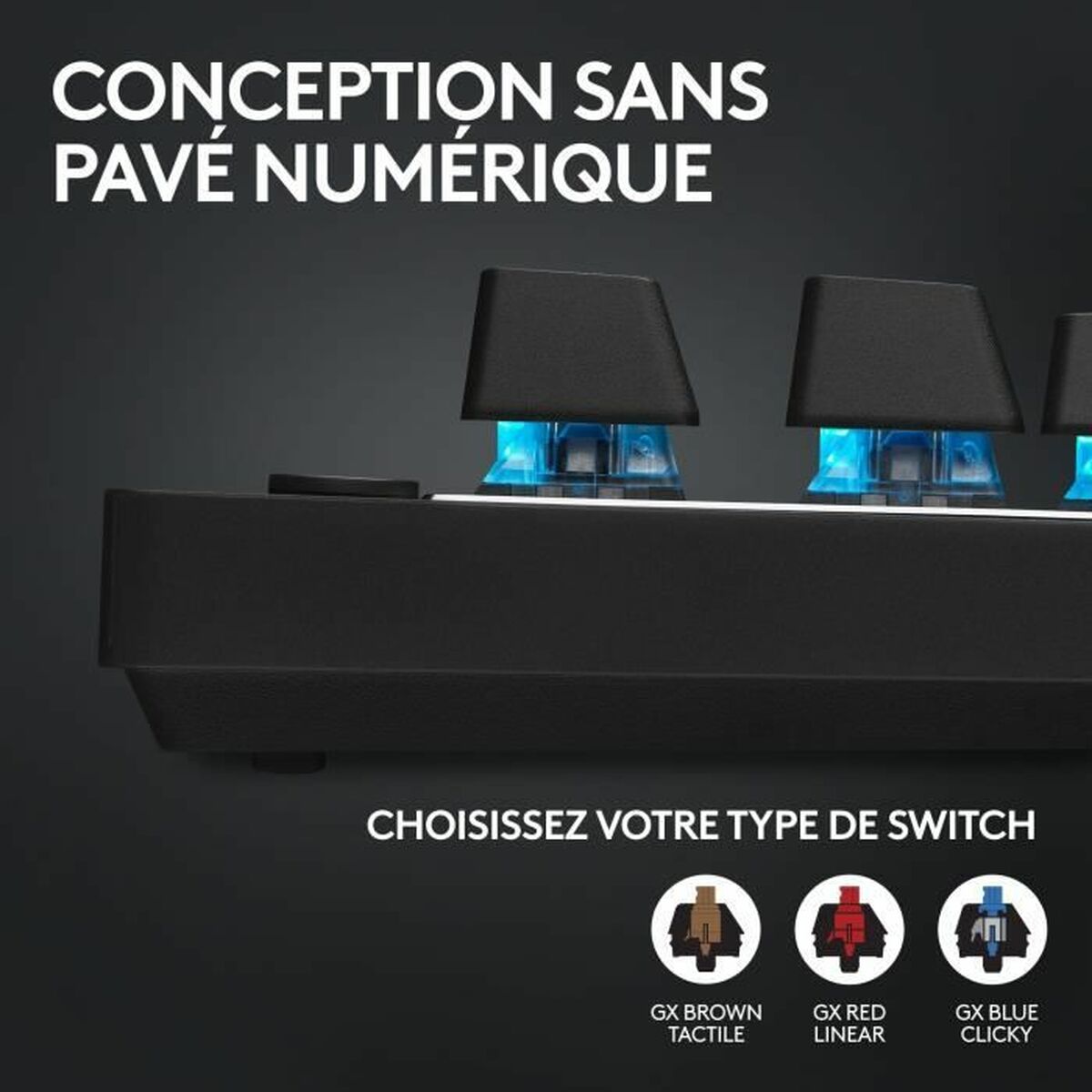 Tangentbord Logitech 920-012131 Svart - 4