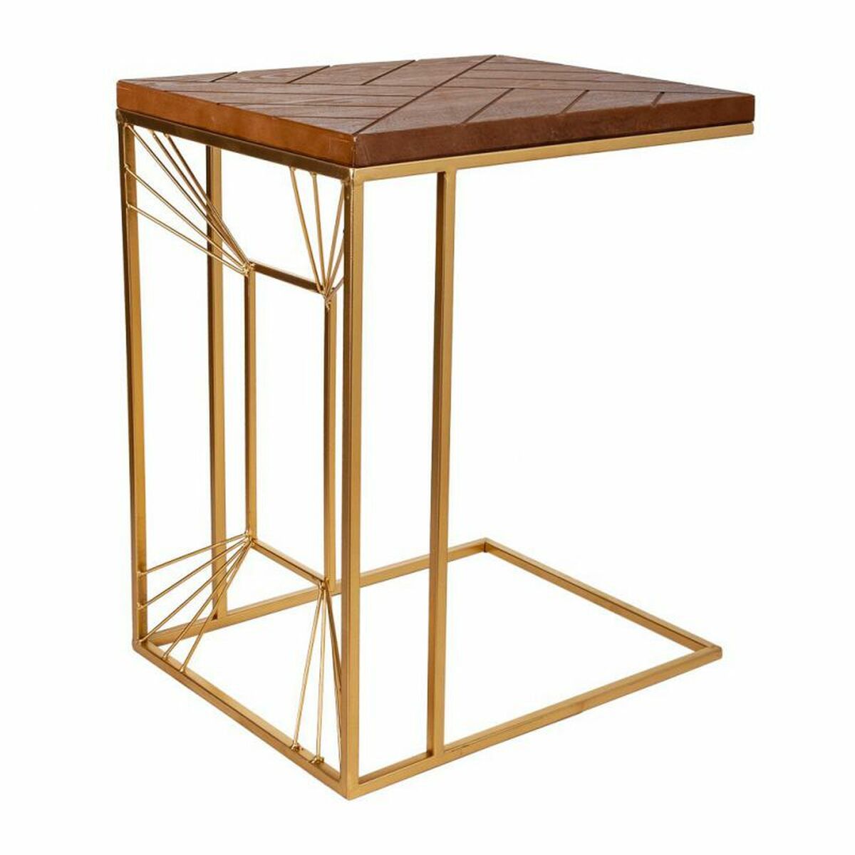 Hörnbord Alexandra House Living Guld Naturell 35 x 55 x 45 cm