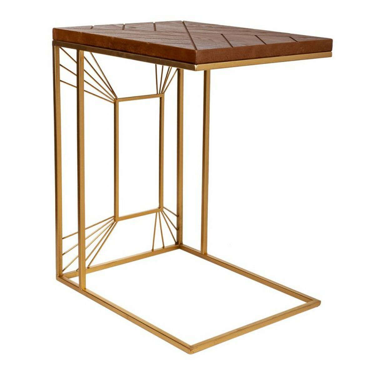 Hörnbord Alexandra House Living Guld Naturell 35 x 55 x 45 cm - 5