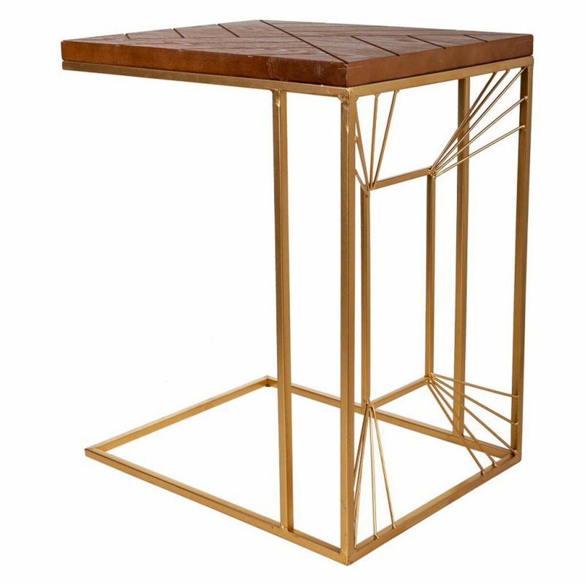 Hörnbord Alexandra House Living Guld Naturell 35 x 55 x 45 cm - 6