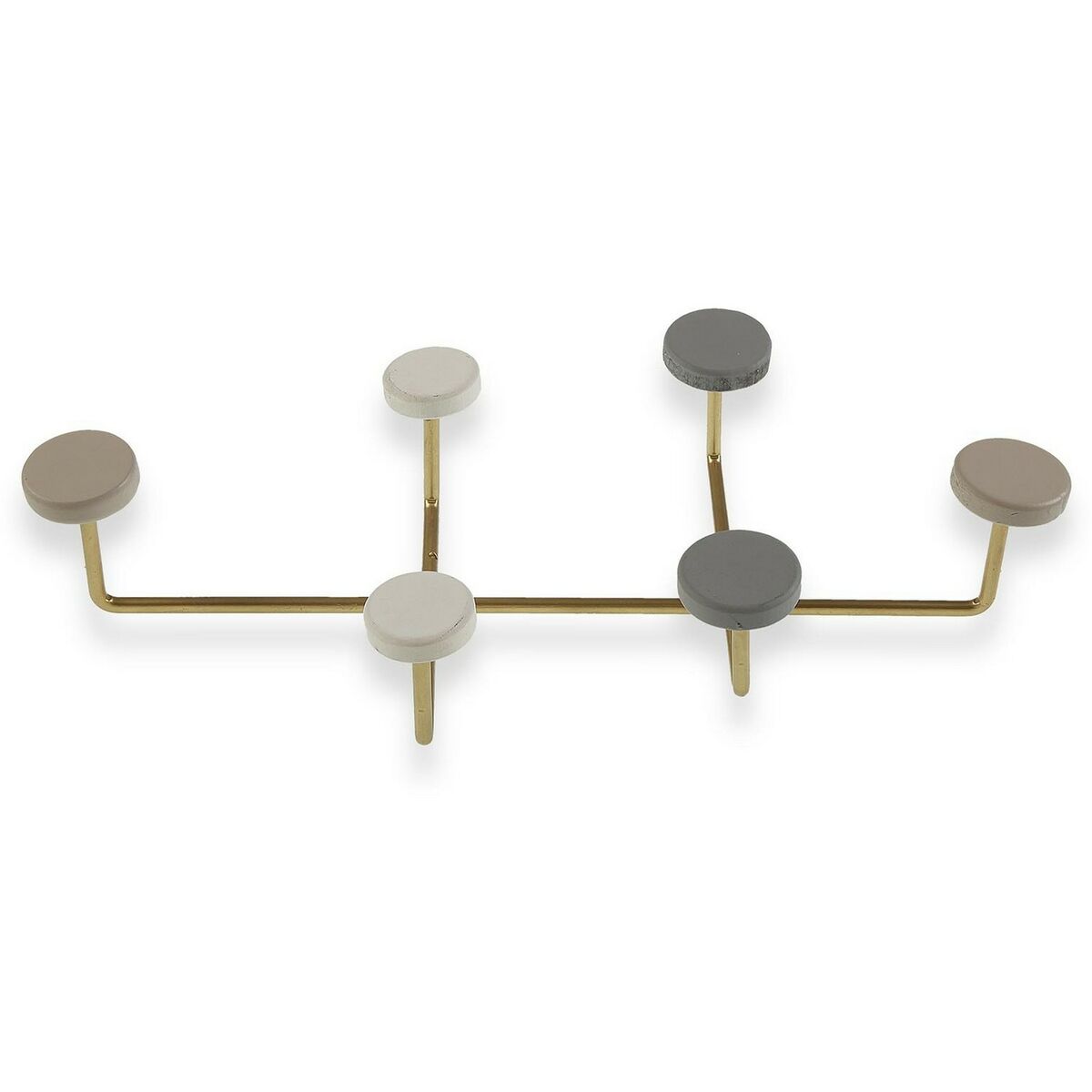 Kapphängare Versa Multicolour Metall Harts Trä MDF 6,5 x 22 x 41 cm (6,5 x 22 x 41 cm) - 2