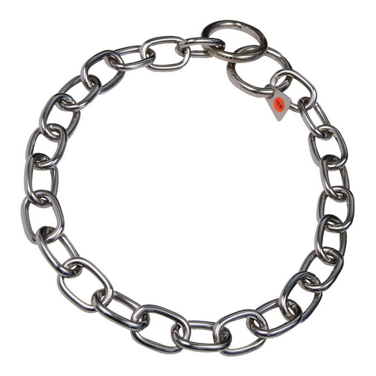 Hundhalsband Hs Sprenger Silvrig 4 mm Länkar Halvlånga (51 cm) - 2
