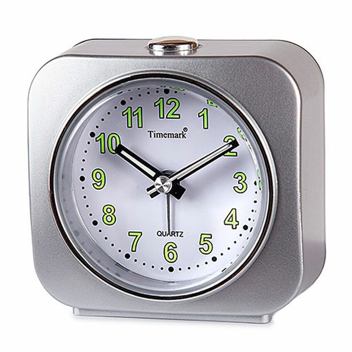 Väckarklocka Timemark Silvrig 9 x 9 x 4 cm Plast