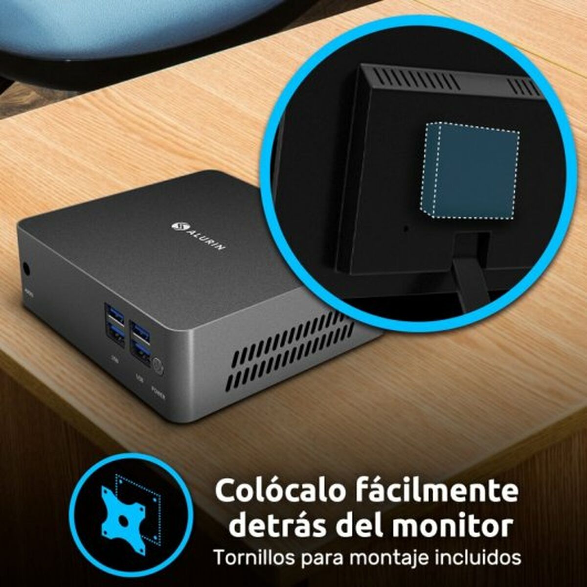 Mini PC Alurin Unit 8 GB RAM 500 GB SSD - 2
