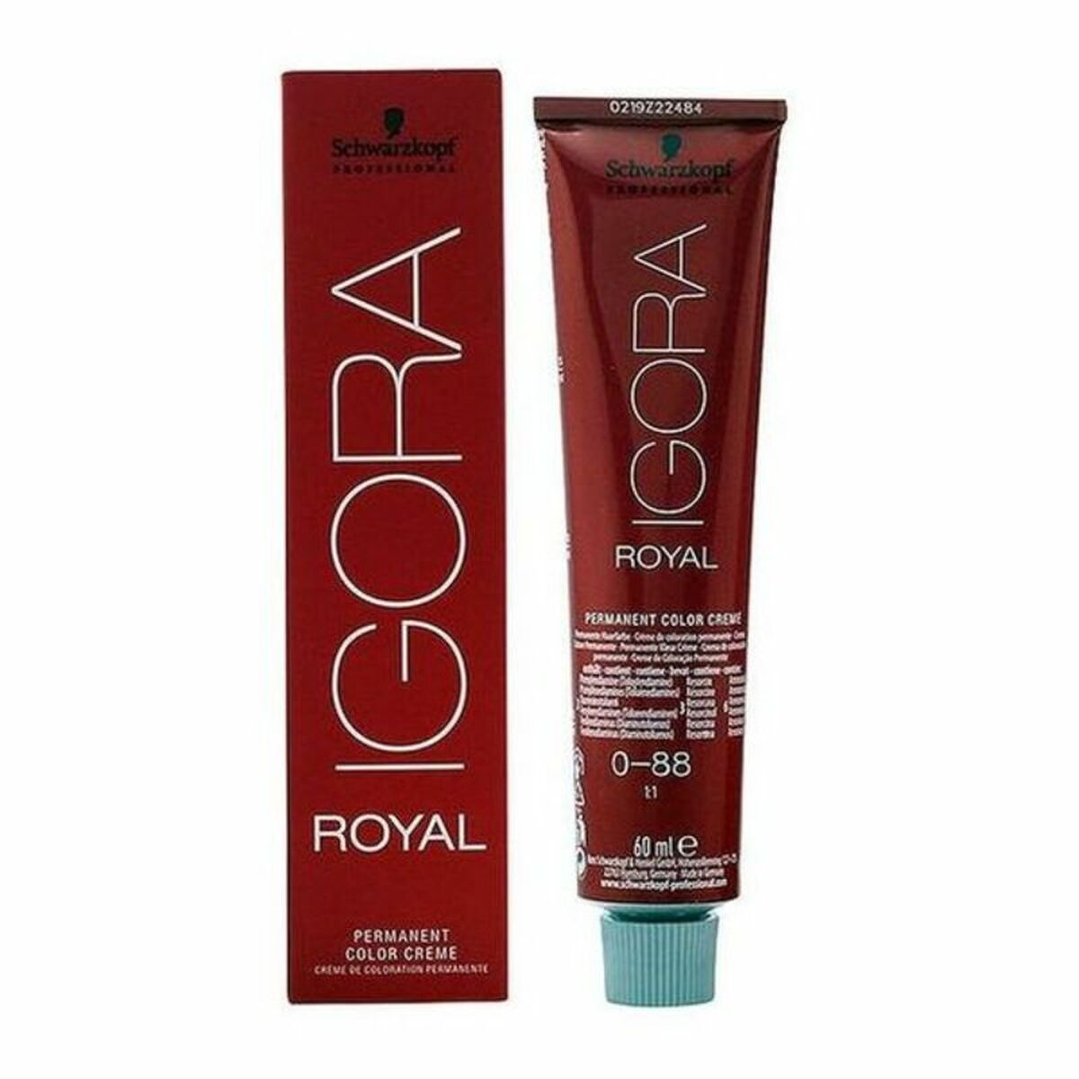 Permanent färg Schwarzkopf Igora Royal Nº 0-88 60 ml
