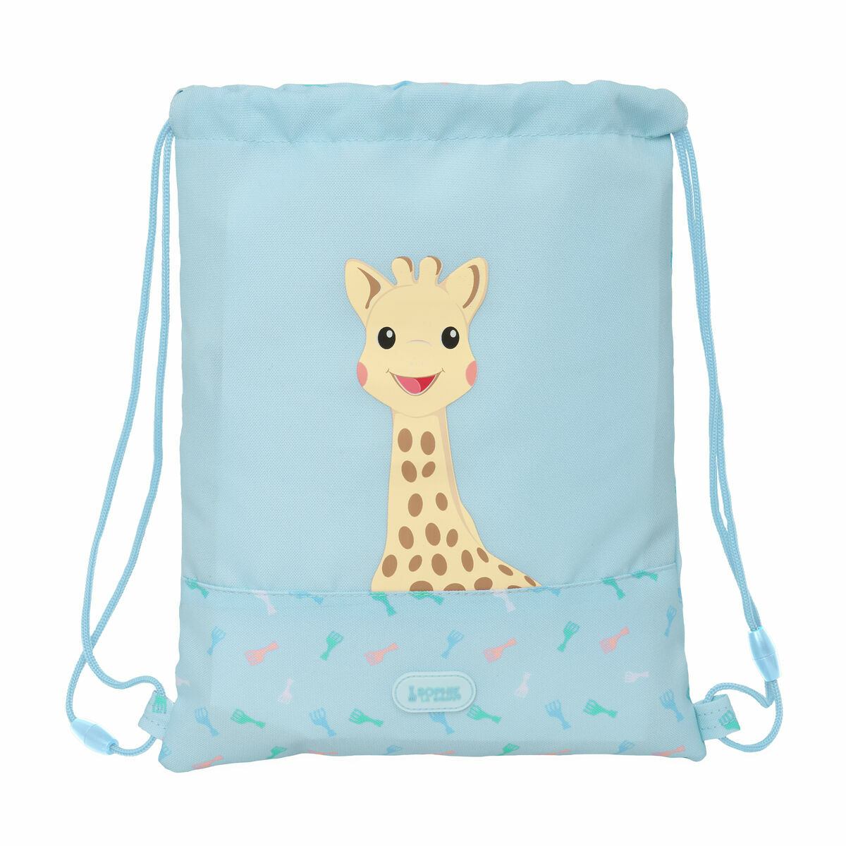 Skopåse med remmar Sophie la Girafe Blå 26 x 34 x 1 cm - 3
