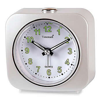 Väckarklocka Timemark Vit 9 x 9 x 4 cm