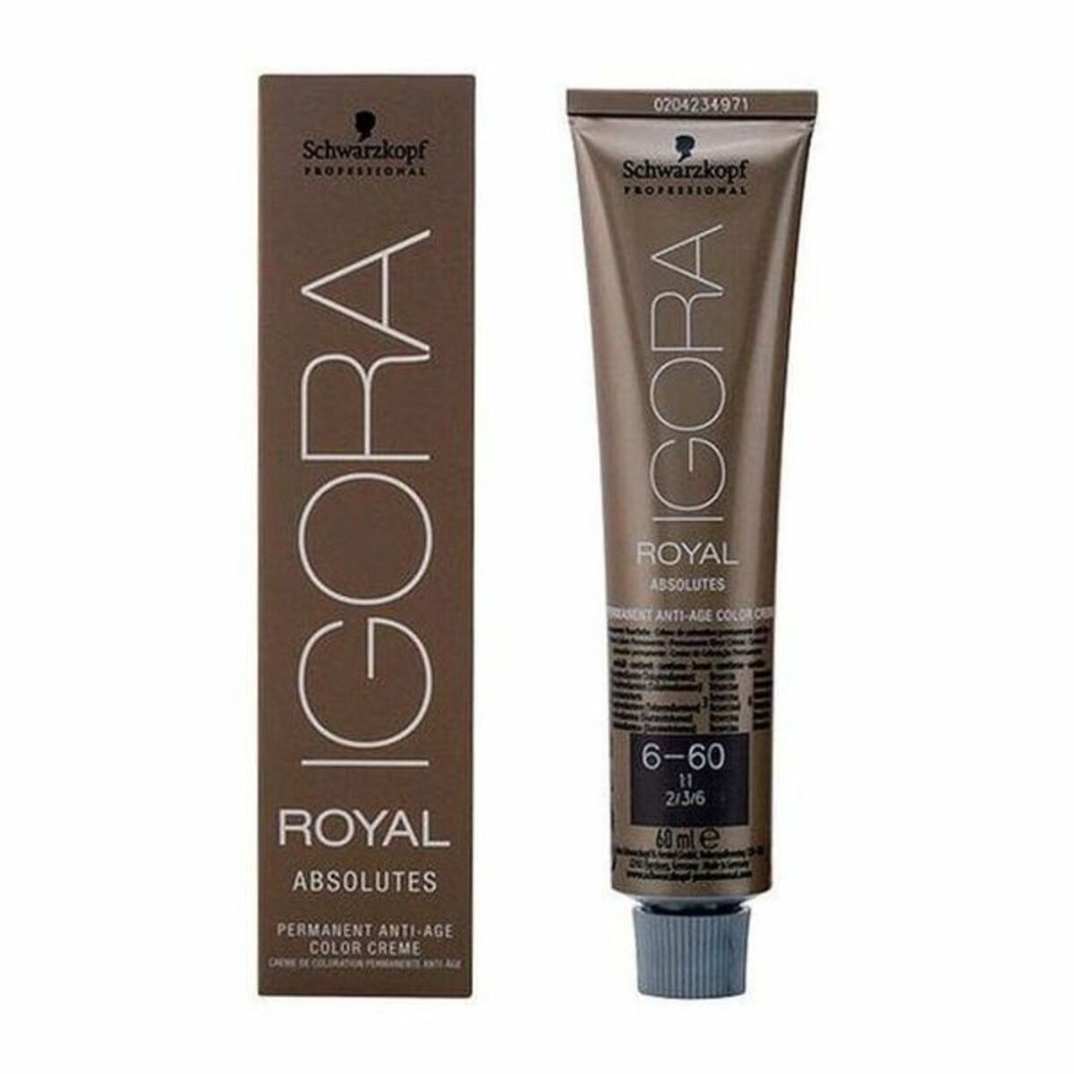 Permanent Anti-Ageing färg Schwarzkopf 609494 Nº 6-60 60 ml