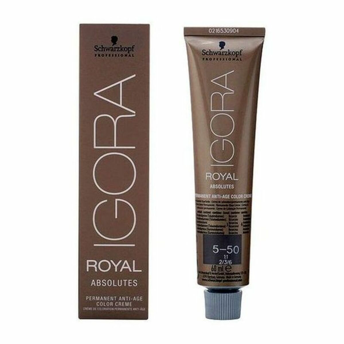 Permanent Anti-Ageing färg Schwarzkopf Igora Royal Absolutes Nº 5-50 60 ml