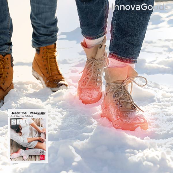 Fotvärmande lappar Heatic Toe InnovaGoods 10 antal - 9
