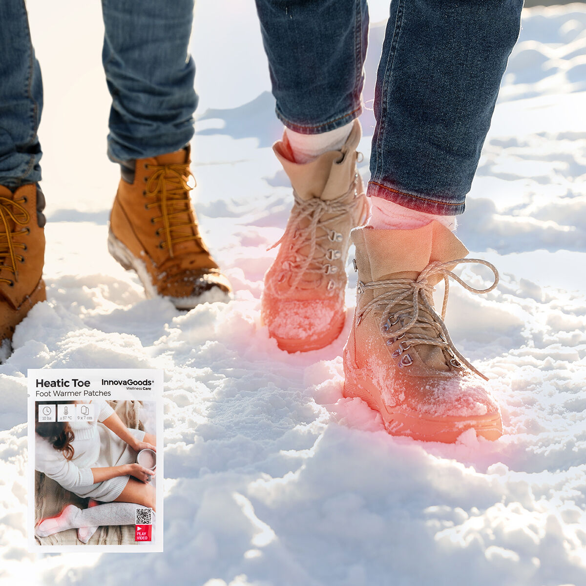 Fotvärmande lappar Heatic Toe InnovaGoods 10 antal - 26