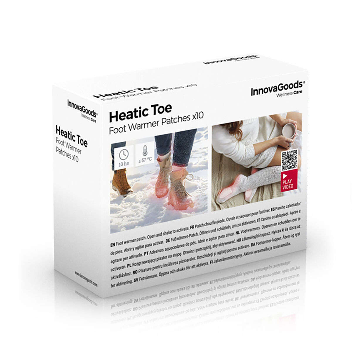 Fotvärmande lappar Heatic Toe InnovaGoods 10 antal - 11
