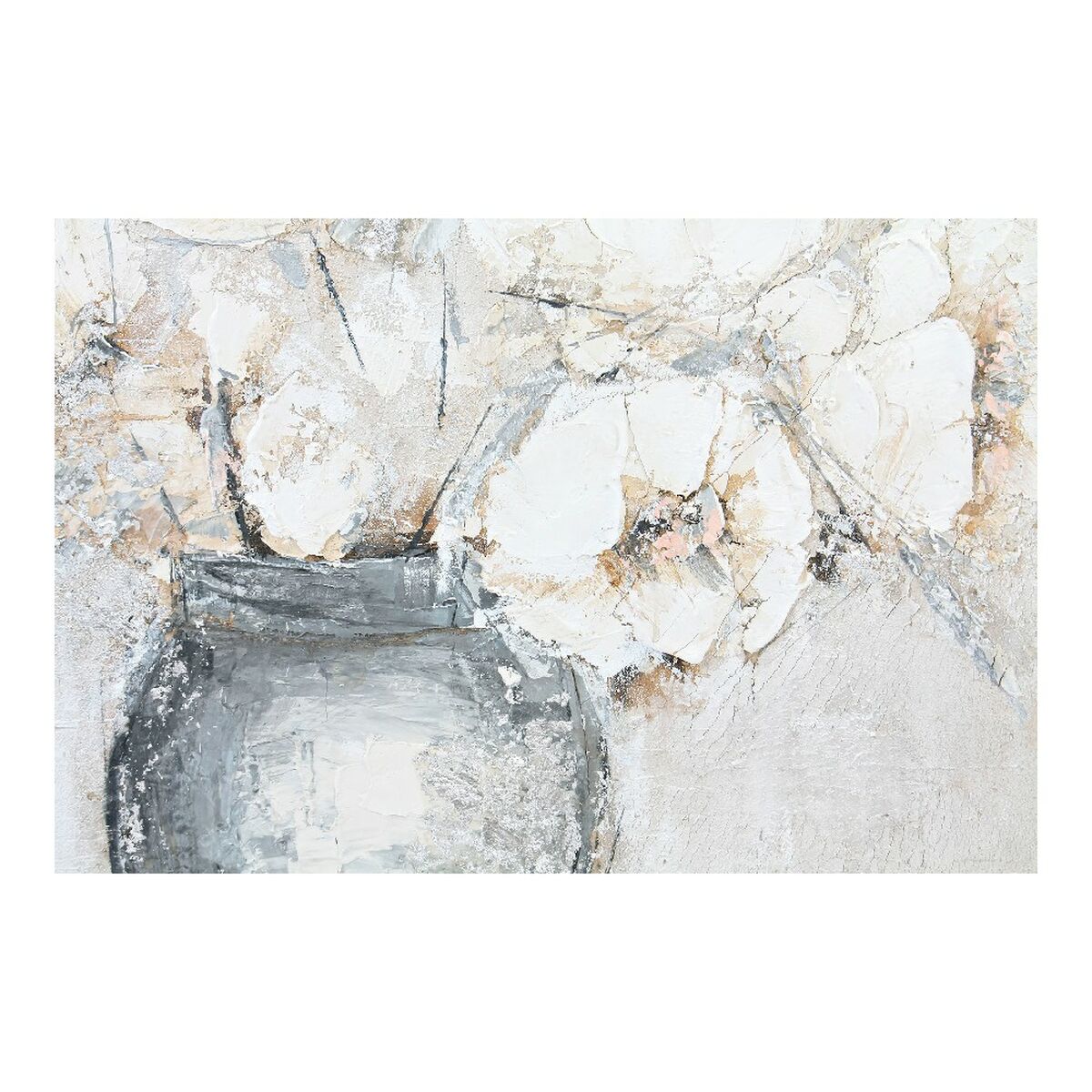 Kanvas DKD Home Decor Vase Furu Kanvas 120 x 3,8 x 90 cm (2 Delar) - 6