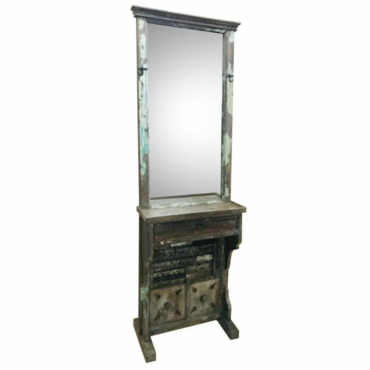 Mottagare Alexandra House Living Brun 21 x 197 x 60 cm