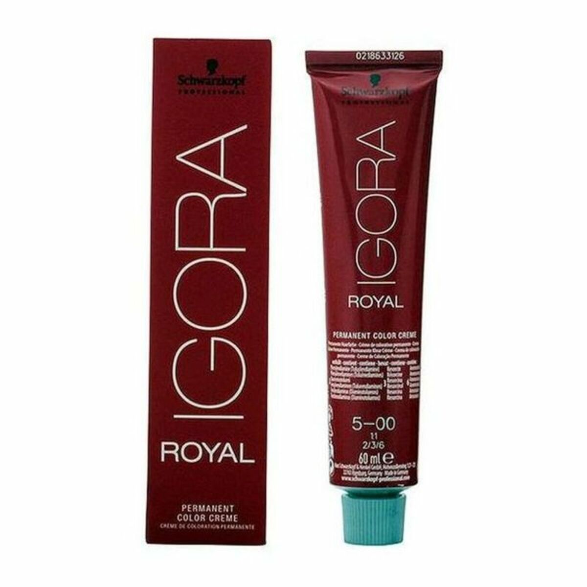 Permanent färg Schwarzkopf Igora Royal Nº 5-00 60 ml