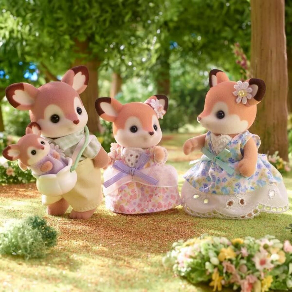 Ledad figur Sylvanian Families La familia Biche djur - 4