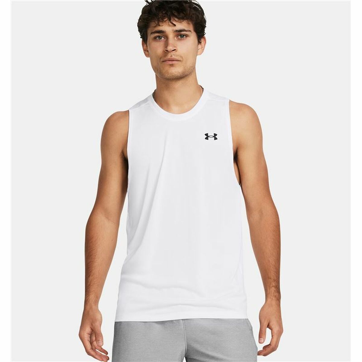Ärmlös sporttröja Herr Under Armour Tech Tank Vit - 3