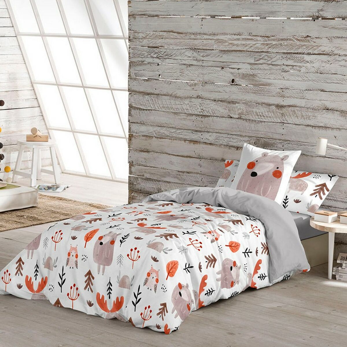 Påslakan Icehome Wild Forest Säng 105/110 180 x 220 cm - 9